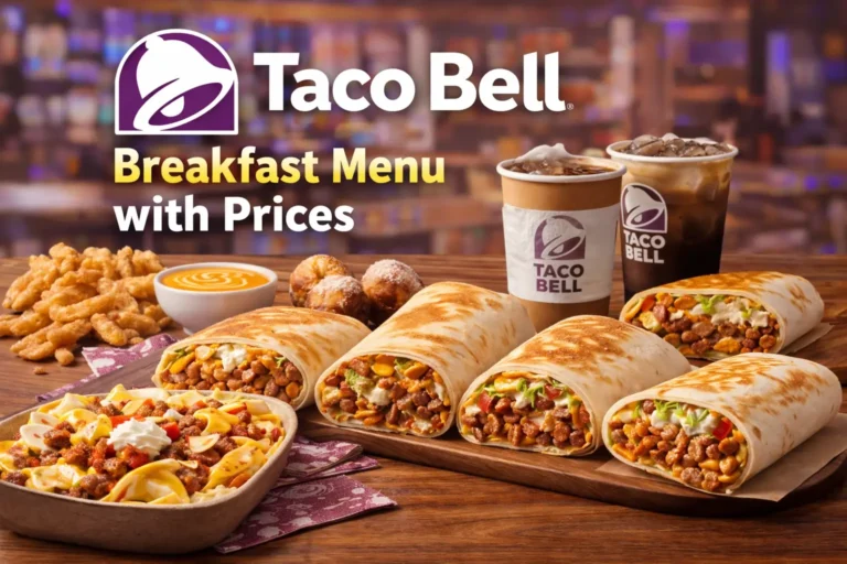 Taco Bell Breakfast Menu with Prices